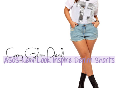 fashion asos inspire curvy full figured plus size summer 2013 trends denim shorts